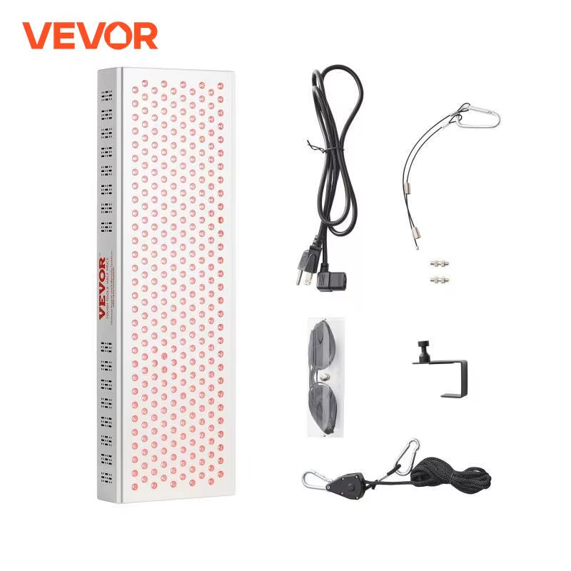 Succebuy Red Light Therapy for Whole Body Dual-Chip LEDS Pulse Red 660Nm near Infrared 850Nm Light Therapy Panel for Pain Relief